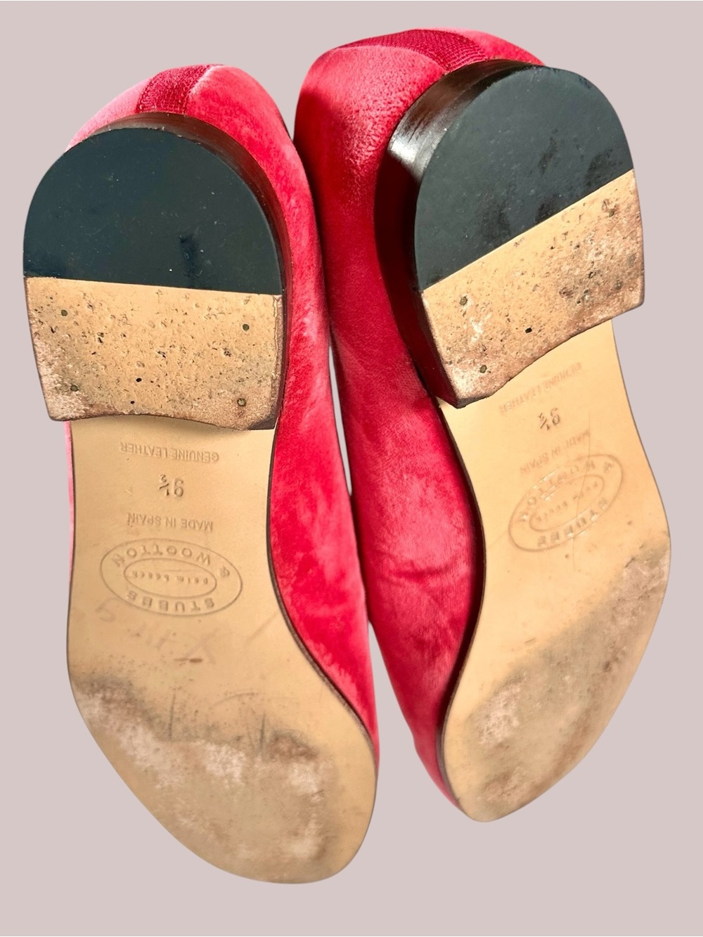 LoveShackFancy x Stubb & Wootton Bow Slippers in Pink Velvet - Picture 9 of 15